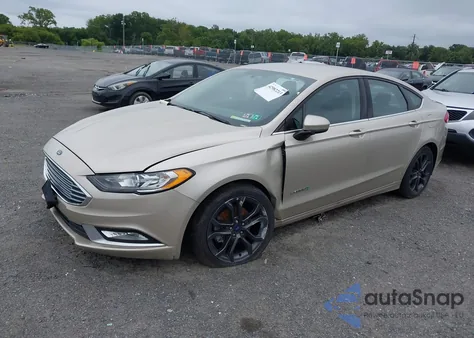 2018 Ford Fusion Hybrid Se from USA, damaged, VIN 3FA6P0LU8JR248685